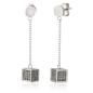 Preview: Calvin Klein Rocking Ohrstecker Silber Grau