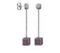 Preview: Calvin Klein Rocking Ohrstecker Grau Lila