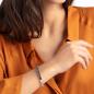 Preview: Calvin Klein Circling Armreif Silber Schwarz  XS