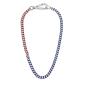 Preview: Calvin Klein Jeans Halskette Silber Blau Rot