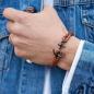 Preview: Tom Hope Oxford Black Herren Leder Armband TM0252