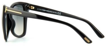 Preview: Tom Ford Carli FT0295 01B Damen Sonnenbrille