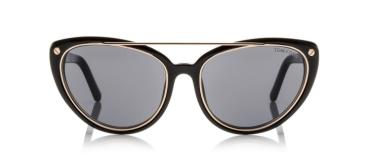 Preview: Tom Ford Edita FT0384 01A Damen Sonnenbrille