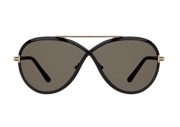 Preview: Tom Ford Rickie FT1007 01A Damen Sonnenbrille