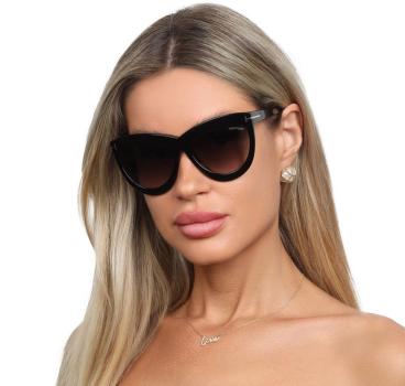 Preview: Tom Ford Doris FT1112 01B Damen Sonnenbrille