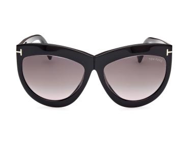 Preview: Tom Ford Doris FT1112 01B Damen Sonnenbrille