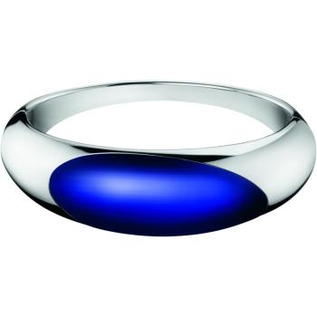 Calvin Klein Ellipse Armreif Silber Blau  M