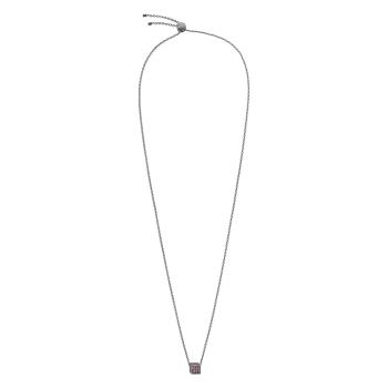 Calvin Klein Rocking Halskette Grau Rosa 70 cm