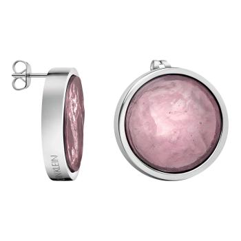Calvin Klein Charisma Ohrstecker Silber Rosa