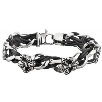 Police Superior Armband Silber 21 cm