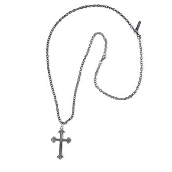 Police Doolin Halskette Grau Kreuz