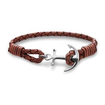 Tom Hope Cognac Brown Herren Leder Armband TM0221
