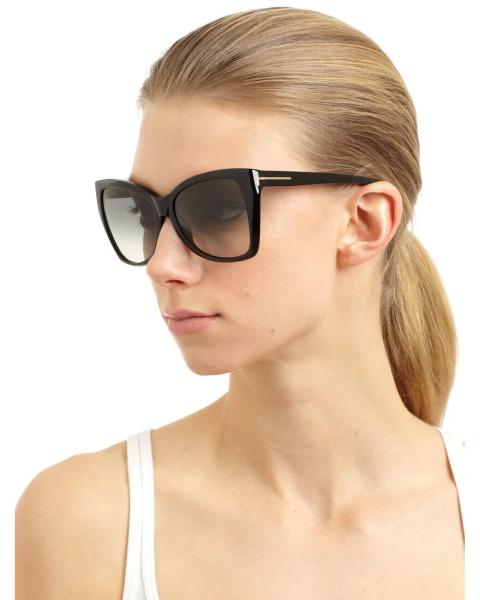 Tom Ford Carli FT0295 01B Damen Sonnenbrille