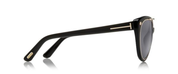 Tom Ford Edita FT0384 01A Damen Sonnenbrille