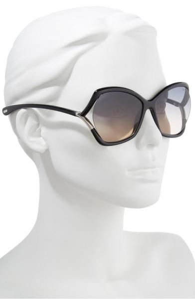 Tom Ford Astrid-02 FT0579 01B Damen Sonnenbrille