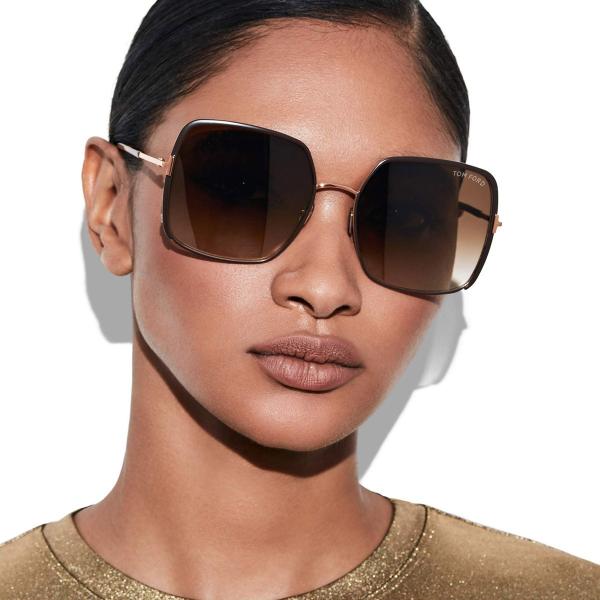 Tom Ford Raphaela FT1006 48F Ladies Sunglasses