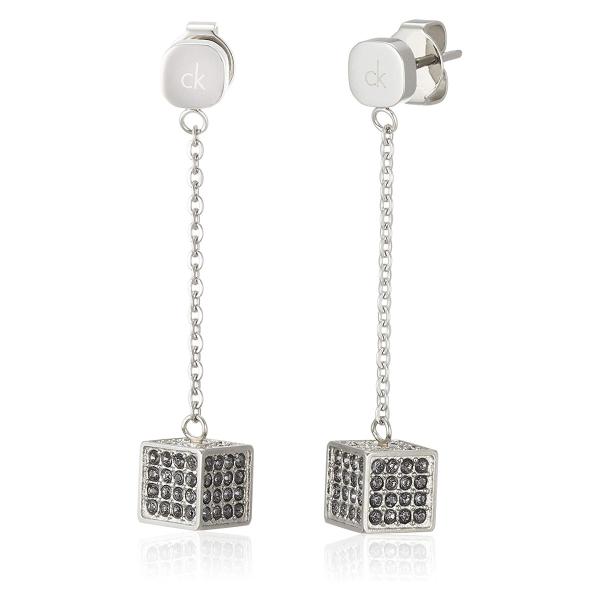 Calvin Klein Rocking Ohrstecker Silber Grau