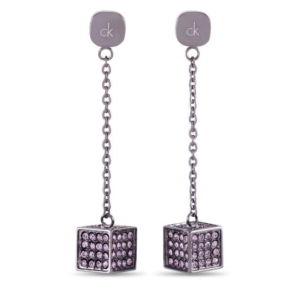 Calvin Klein Rocking Ohrstecker Grau Rosa