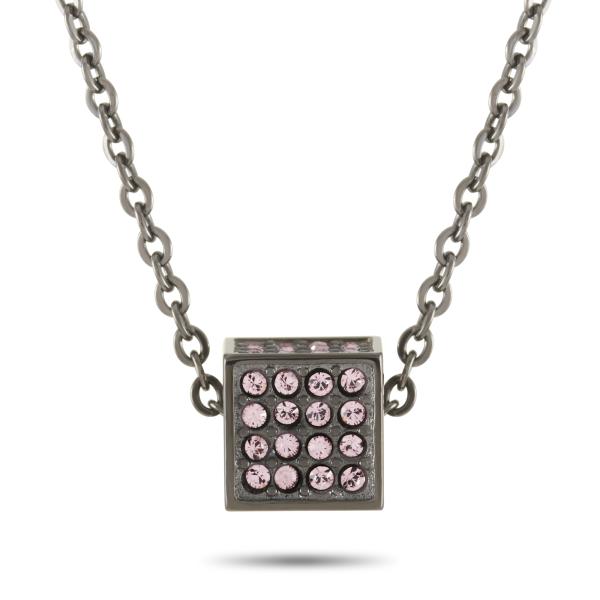 Calvin Klein Rocking Necklace Grey Pink 70 cm