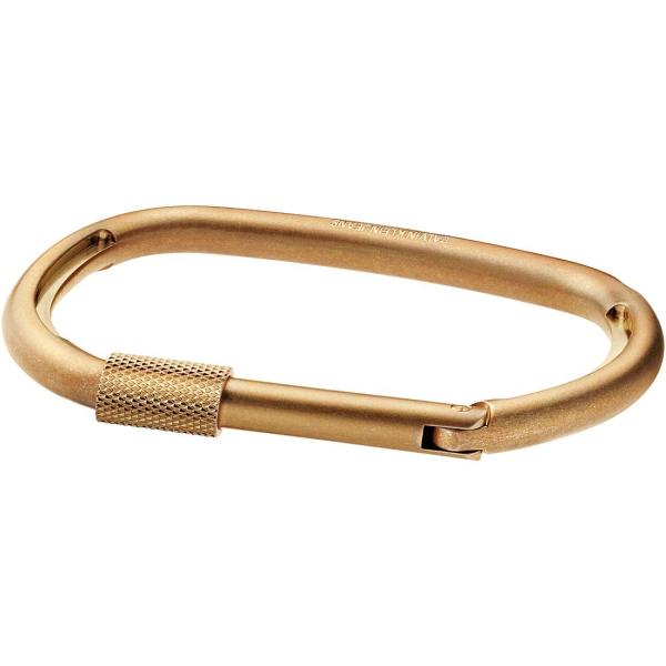 Calvin Klein Face Carabiner Hook Bangle Gold  S