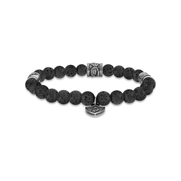 Police Talisman Bracelet Black