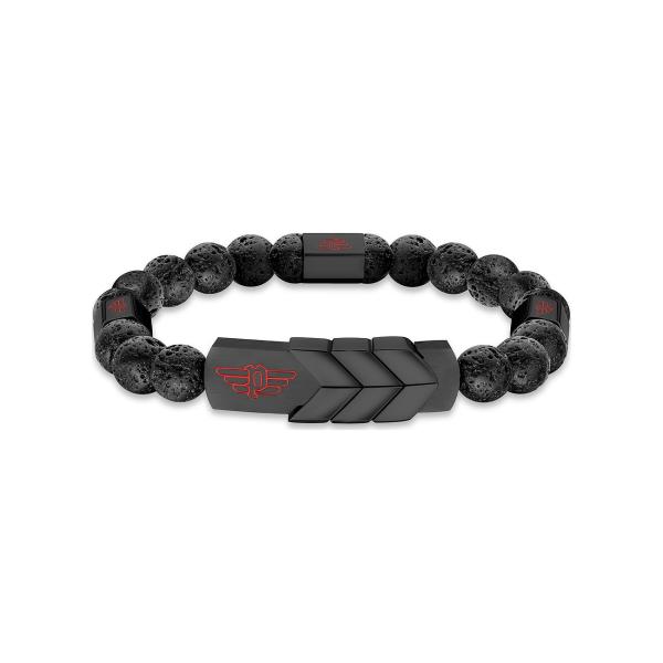 Police Valorious Bracelet Lavastone Black